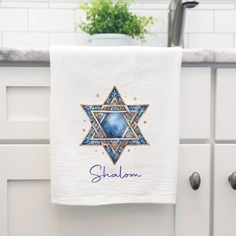 Hanukkah Kitchen Towel: Star o - Home Improvement News 评论和价格