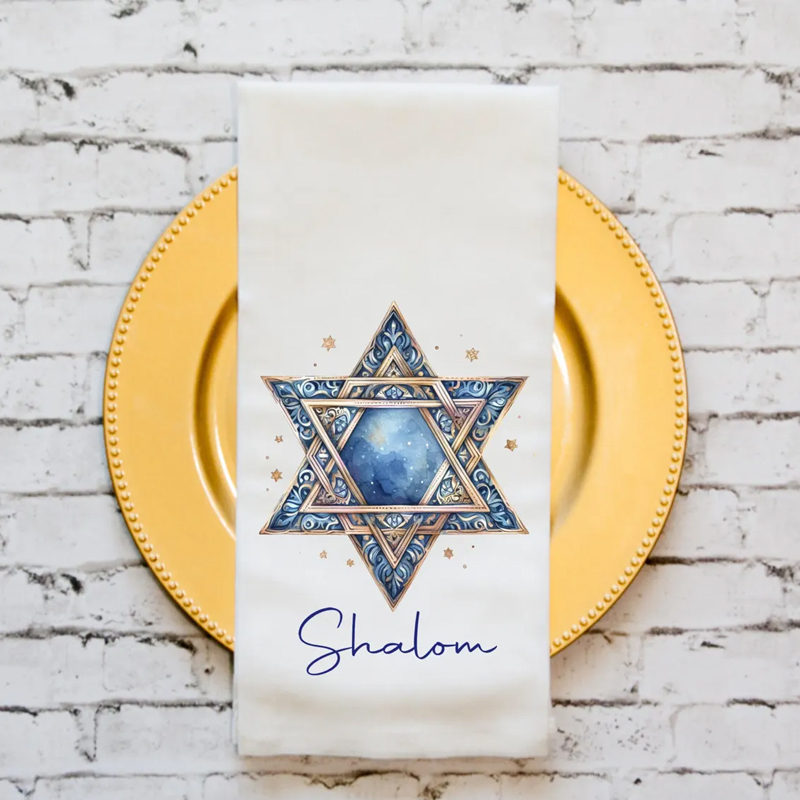 Hanukkah Kitchen Towel: Star o - Home Improvement News 评论和价格
