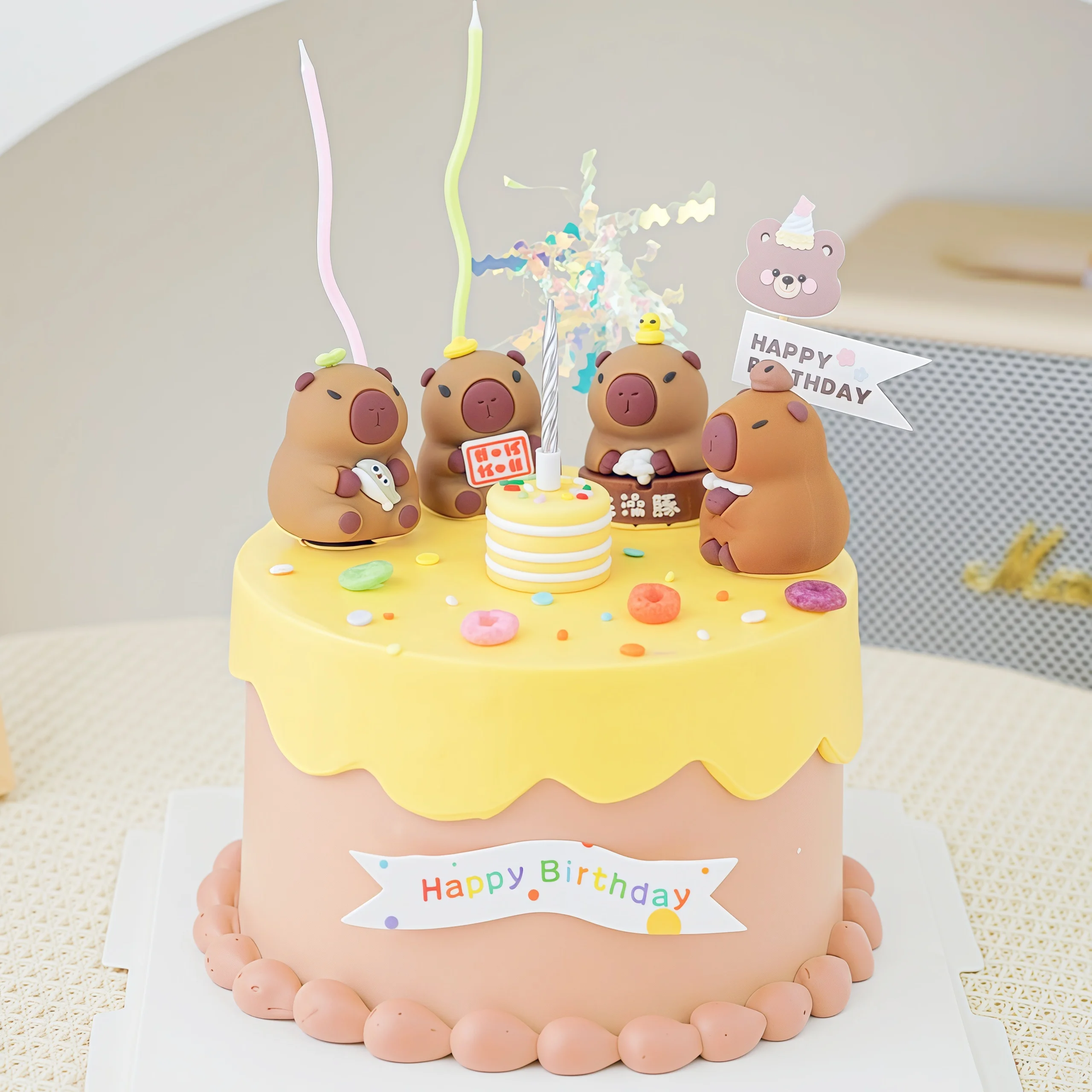 Capybara Birthdday Cake Topper - Home Improvement News 评论和价格