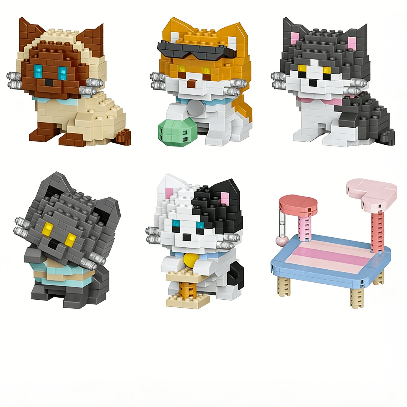 Cat Series Building Blocks Set - Home Improvement News 评论和价格