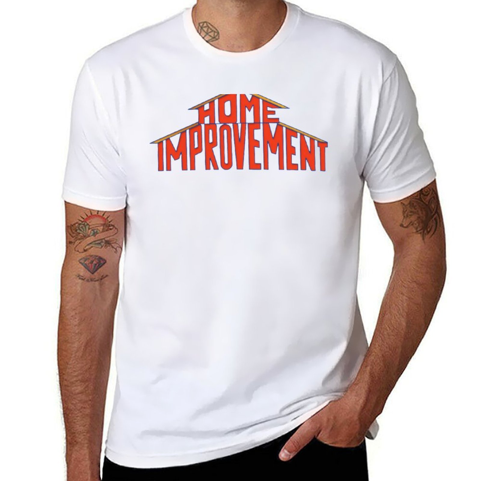 Home Improvement Logo 90s T-Sh - Home Improvement Logo Design 评论和价格